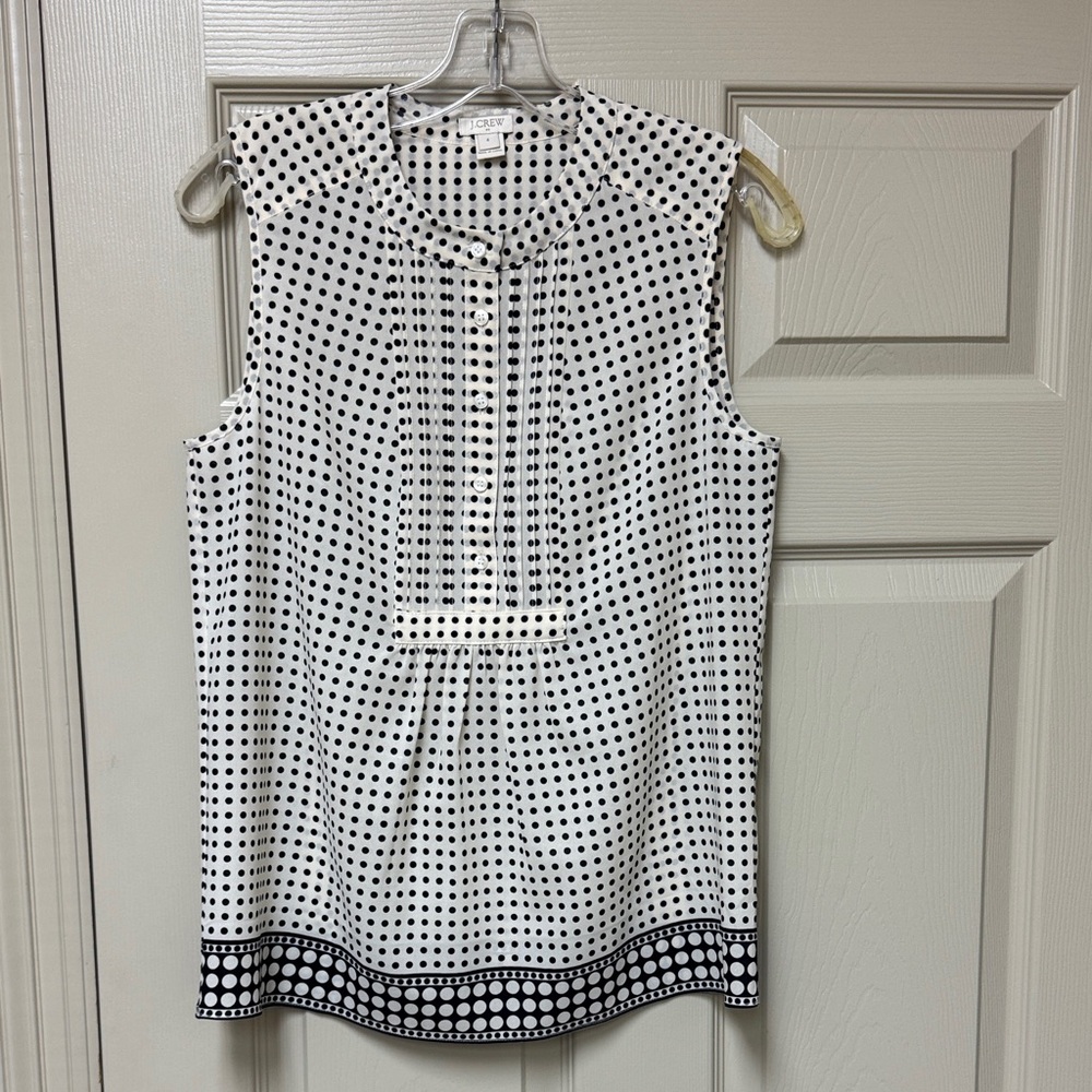 Jcrew dotted top